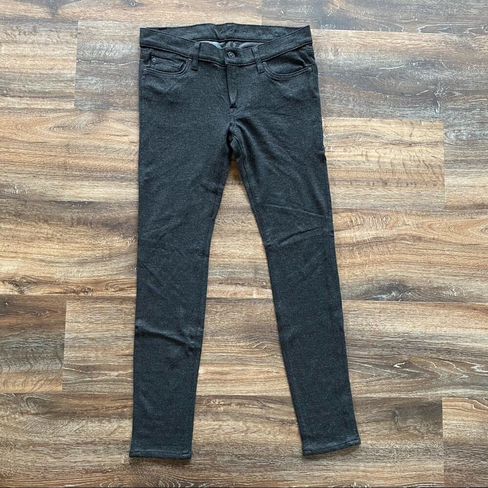 7 For All Mankind Gwenevere Dark Grey Legging Pant Size 27